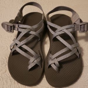 Chaco silver sandals